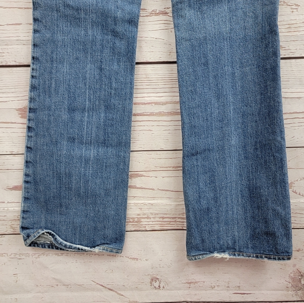7 For All Mankind low Rise lightwash bootcut jeans - Picture 9 of 12